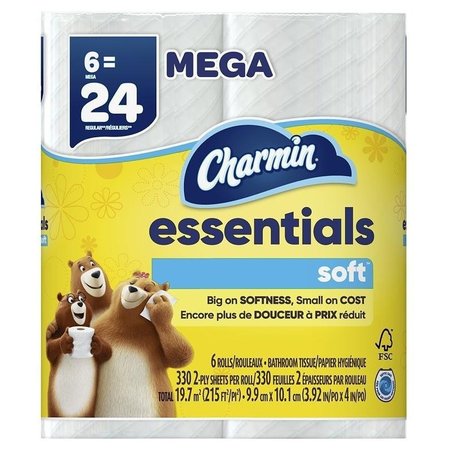 CHARMIN Essentials Soft 60251 Toilet Paper, Paper 20453